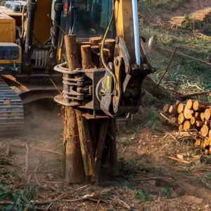 Pinza Hidráulica Giratoria para Madera XUVOL, Pinzas para Troncos para Excavadora 135 - Product Image 3