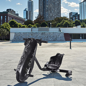 Trottinette électrique à 3 roues BAB WAY pour enfants, <span class=keywords><strong>trike</strong></span> <span class=keywords><strong>motorisé</strong></span> à dérive avec roues LED clignotantes et DDP - Product Image 2