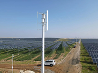 Système d'alimentation par éolienne à axe vertical 1kw 3kw 20kw Système de turbine éolienne en réseau 1200w Prix compétitif Production d'énergie éolienne