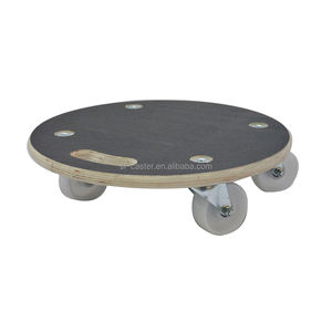 Carro de madera de alta calidad 300kg Carro de madera contrachapada recubierto de PVC Carro móvil antideslizante duradero - Product Image 3