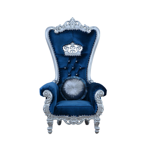 Phật sơn nhà Máy Giá sang trọng sự kiện Hoàng Gia sử dụng nhung đỏ vàng TRIM khách sạn Nữ Hoàng cao trở lại Ngai Vàng ghế để bán - Product Image 4