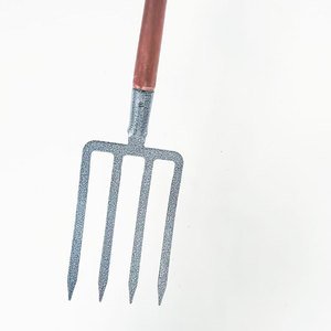 Home & gardenfarm tu đa công cụ ngã ba hoe weeder cào công cụ spading và đào ngã ba withwood xử lý - Product Image 5