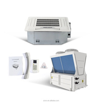 Unité de ventilation à cassette haute efficacité 2 tuyaux 4 voies avec moteur AC, montage au plafond, eau réfrigérée, FCU pour climatisation centralisée
