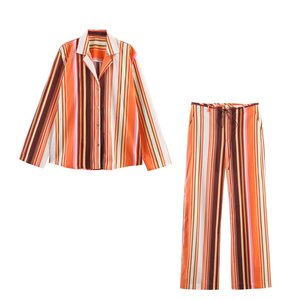 SHENZHU Wanita 2025 Musim Panas Seri Fashion Chic Baru Blus Gaya Piyama Vintage Lengan Panjang Kemeja Wanita Blusas Atasan Chic - Product Image 3