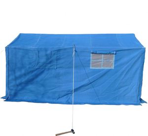 Tente d'urgence en acier de style poteau 3x4M, économique, pour les situations de catastrophe, les réfugiés, le camping en plein air, portable et imperméable - Product Image 4