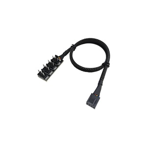 Hot Sale <b>Computer</b> Chassis FAN HUB Fan <b>Motherboard</b> CPU Cooling 4Pin One Minute Four PWM Temperature Control Speed Control Board - Product Image 3