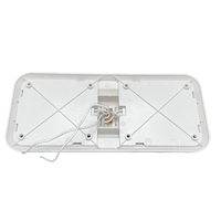 12V RV LED plafonnier de toit pour camping-car bateau Double dôme éclairage intérieur avec lumière naturelle