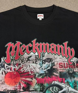 T-shirt homme personnalisé avec grand motif, style streetwear de haute qualité, motif hip-hop sur mesure - Product Image 2