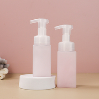 Bouteille de mousse de shampooing en PET transparente de haute qualité, forme carrée, calibre 180 ml/230 ml, bouteilles de mousse fine, produits de nettoyage, emballage