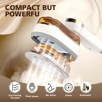 Nouveau Défroisseur Vapeur Portable Électrique CA 1300W avec Réservoir d'Eau 180ML Anti-Brûlure à Sec pour Vêtements et Usage Domestique
