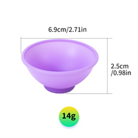 Conteneurs alimentaires en silicone réutilisables OEM, bols à collation, mini-bols à pince pour condiments, amuse-gueules, maquillage, jetables pour les fêtes