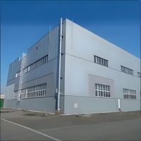 Atelier en structure métallique clé en main pour usine d'assemblage industriel, doté d'une structure durable et d'un assemblage facile sur site