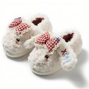 Conjunto de Invierno para Mujer 2026, Moderno y Bonito, con Cintas de Algodón, Antideslizante, Transpirable, con Base de Peluche - Product Image 1