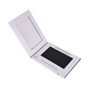 Mejor Diseño especial <span class=keywords><strong>a</strong></span> medida Lcd Audio Triangular Tarjeta de <span class=keywords><strong>5</strong></span> pulgadas Tft pantalla Diy personalizado de vídeo folleto - Product Image 2