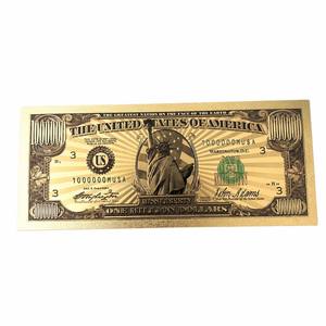 Carte <span class=keywords><strong>de</strong></span> banque commémorative <span class=keywords><strong>de</strong></span> 1 million <span class=keywords><strong>de</strong></span> dollars en feuille d'or Statue <span class=keywords><strong>de</strong></span> la Liberté, cadeau <span class=keywords><strong>de</strong></span> collection du Capitole américain - Product Image 2