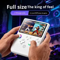 Nouvelle console de jeu portable sans fil H5 basée sur Linux, grand écran de 5,0 pouces, rétro, mini, portable, PSP HD, lumière d'ambiance