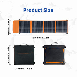 Panneau solaire à prix d'usine, 40 watts, charge rapide, sortie USB DC, panneaux solaires pliables pour station d'alimentation et générateur - Product Image 2