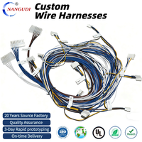 Kabel Harness Konektor Molex Mini Fit 4.2mm Pitch 5557 Male Berlapis Timah Tembaga PVC 100mm untuk Elektronik Robot