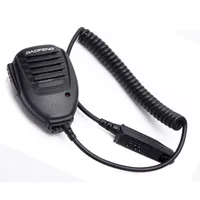 Microphone d'épaule étanche Baofeng pour talkie-walkie UV-9R BF-9R BF-A58 BF-9700 double bande PTT