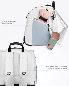 Sac à dos de voyage pour bottes de ski 38L, fond en PVC imperméable et poches ventilées pour bottes, pour casque, lunettes, gants, bottes de snowboard - Product Image 2