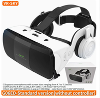 Nouvelles lunettes VR, console de jeu, lunettes 3D, lunettes de réalité virtuelle pour adultes, style lunettes de vue, dédiées aux téléphones mobiles