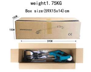 Débroussailleuse électrique sans fil 21V pour bricolage et usage industriel, largeur de coupe 141cm, puissance 1380W, personnalisable, support OEM ODM - Product Image 2