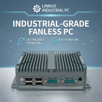 Computadora Industrial en Caja Automatizada J6412 N100 I3-4005U CPU, Doble LAN, USB, COM, HD, VGA, WiFi, 4G Opcional, Compatible con Windows y Linux