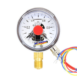 เซี่ยงไฮ้ เทียนชวน YNXC-60 เกจวัดแรงดันแบบสัมผัสไฟฟ้า 0-1.6MPa ไฮดรอลิกแบบต้านทานการสั่นสะเทือนด้วยแม่เหล็ก - Product Image 2