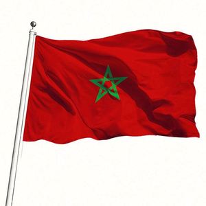 All Color Flying Customized National Advertising Football Team <b>Flag</b> 3x5ft Trade Show Morocco <b>Flag</b> Polyester Waterproof Digital - Product Image 1