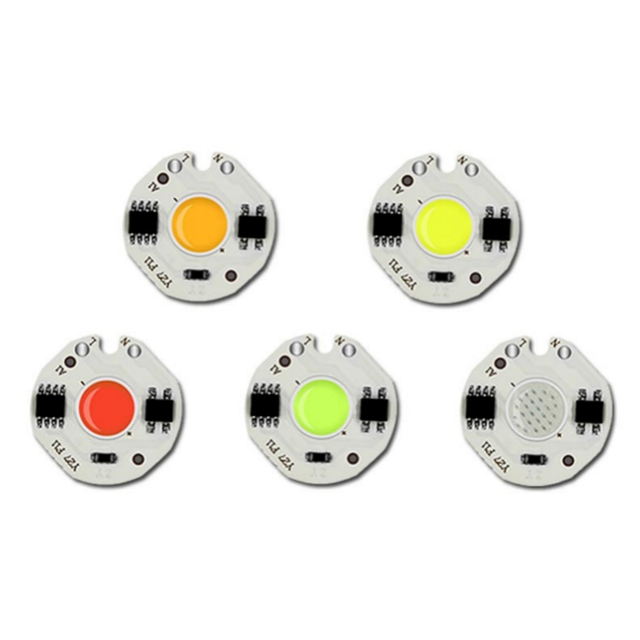 Smart Electronics AC 220V Driverless 3W 5W 7W 10W 12W Cob Led Chip Light Source DIY Flood Light Spotlight Downlights Custom