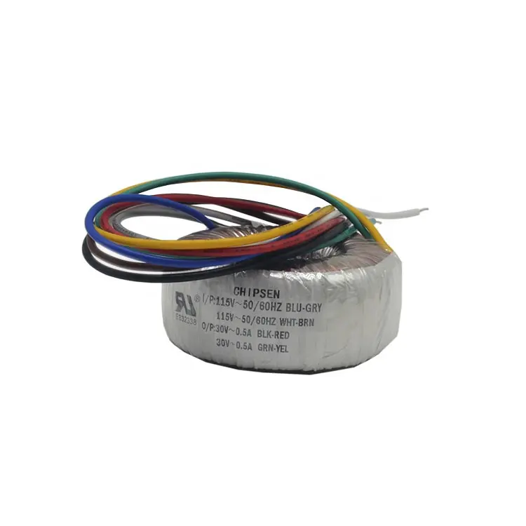 600 va 60-30-30-60v שנאי toroidal 220v 30a כוח שנאי toroidal מגברים אודיו