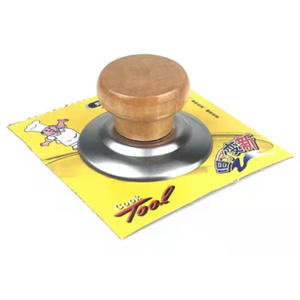 Tapa de olla de madera con asa, pomo resistente al calor, tapa de olla de vidrio, tapa de olla de repuesto/reformada, venta al por mayor a 2 yuanes. - Product Image 2