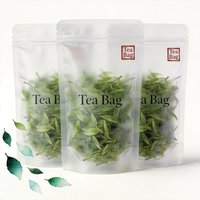 Sachet refermable personnalisé imprimé pour poudre de thé vert biologique / Sachet alimentaire en aluminium pour poudre / Sachet de café