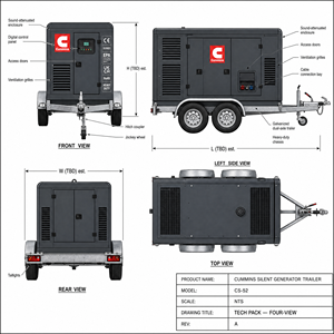 Générateur diesel industriel Cummins 200 kW 250 kVA triphasé à châssis ouvert haute performance pour usine - Product Image 6