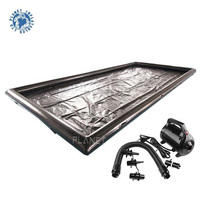 Haute qualité étanche PVC collecteur d'eau confinement lavage gonflable tapis de lavage de voiture