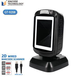 Lecteur de codes-barres 2D de bureau Xincode à haute vitesse et <span class=keywords><strong>prix</strong></span> compétitif <span class=keywords><strong>avec</strong></span> plateforme de numérisation 1D GT-9208 - Product Image 1
