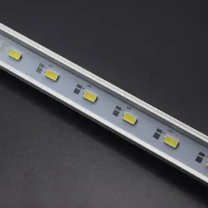 Barres lumineuses led, 10 pièces, 12v 24v 120v 220v 2835 5630 5730 60/70/72 diodes/m, barre d'éclairage sous placard