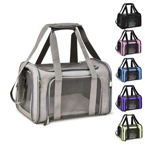 Bolsa de Transporte para Mascotas de Lujo, Portátil, Aprobada por Aerolíneas, Transpirable, de Poliéster, para Perros y Gatos Pequeños, Gran Venta - Product Image 1