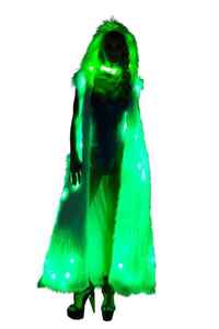 เสื้อโ<span class=keywords><strong>ค</strong></span>้ทแขนกุดยาว<span class=keywords><strong>ส</strong></span>ำหรับผู้หญิงปรับแต่งได้มีฮู้ดขนสัตว์เทียมเรืองแสงมีรีโมท<span class=keywords><strong>ค</strong></span>อนโทรลบลูทูธสำหรับงานปา<span class=keywords><strong>ร์</strong></span>ตี้กลางคืน - Product Image 4