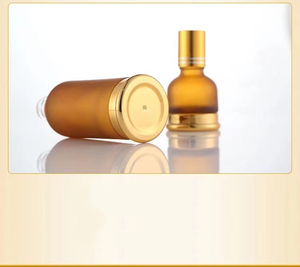 Contenedor de aceite esencial, botella cuentagotas de lujo de perfume dorado de 30ml - Product Image 5