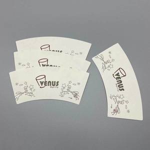 Ventilateur en papier couché de qualité alimentaire pour machine de moulage, imprimé offset sur mesure, jetable, pour ventilateurs de matériaux, fournisseur d'usine - Product Image 5