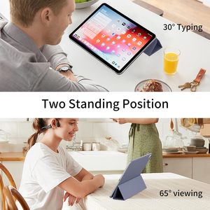 Funda de Cuero PU Ligera con Fijación Magnética y Soporte Tríptico Bidireccional para iPad 11 A16/10.ª Generación con Función de Activación/Suspensión Automática - Product Image 6