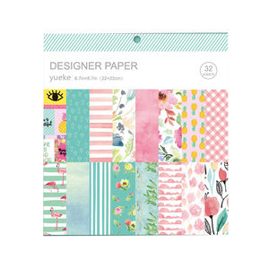 Personnalisation papier scrapbook impression double face 32 feuilles pour <span class=keywords><strong>album</strong></span> photo BRICOLAGE - Product Image 1