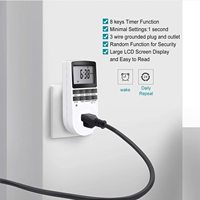 16A 230V Relais LCD Digital Wöchentlich programmier barer Stecker in Timer-Schalter buchse EU/UK/US/AU Elektronische Timer-Buchse
