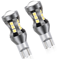 Mini bombilla de Flash T15 W16w 921 912 18 SMD 3030 faro de motocicleta alto lumen coche Mini luces brillantes Interior de coche Led T10 Led