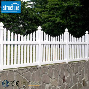 Clôture en cèdre facile à installer Clôture blanche en PVC pour fêtes japonaises - Product Image 6