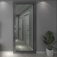 Maison Extérieur Intérieur Veilleuses Toplights Portes Grille en aluminium Patio français Porte en verre dépoli simple