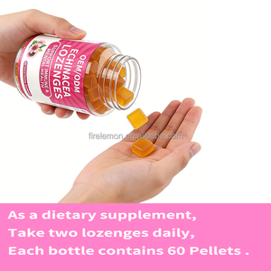 OEM/ODM Ekinezya Özü Bitkisel Takviye Edici Gıda Ekinezya Pastilleri Kurkumin, Bromelain İçeren Bitkisel Takviye - Product Image 5