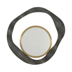 80x58cm L giá rẻ mới hình học bằng gỗ Tường Phòng Ngủ trang điểm gương trang trí nhà treo nghệ thuật khung hiện đại nhanh dropshipping DDP - Product Image 1