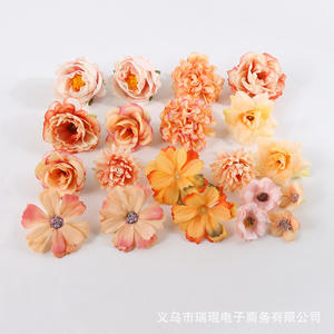 Kit Artisanal en Soie Artificielle, Faux Hortensia, Pompon, Fleurs de Chrysanthème pour Artisanat, Décorations Artisanales, Sac <span class=keywords><strong>Ita</strong></span>, Style - Product Image 2
